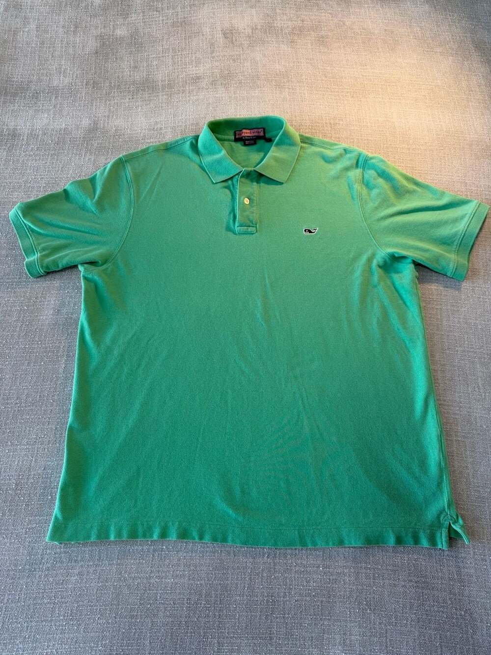 Vineyard Vines Men's Green Short Sleeve Polo Shirt Size Large
